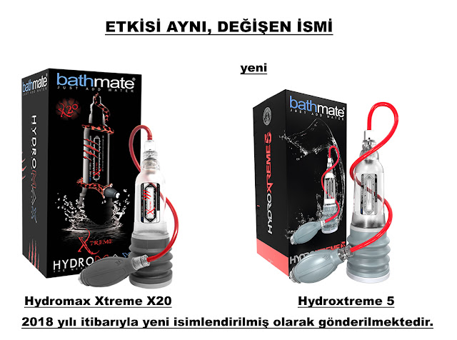 Bathmate Hydromax Xtreme X20 ismi Bathmate Hydroxtreme 5 oldu.