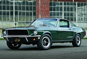 1968 Green Mustang Bullit Fastback Front Left