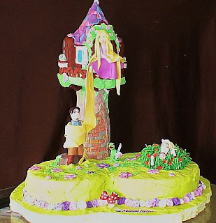 Tangled, Rapunzel,  Cakes for Children's Party