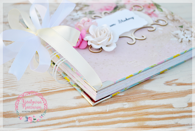 album ślubny scrapbooking