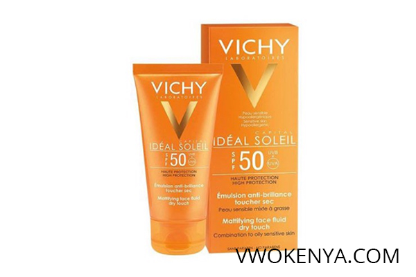 Kem chống nắng Vichy Ideal Soleil Mattifying Face Fluid Dry Touch (SPF 50 PA+++)