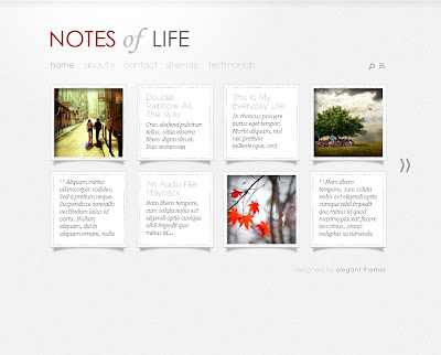 DailyNotes Wordpress Theme