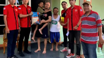 Karang Taruna Karombasan Utara Salurkan Bantuan Sosial kepada Warga Kurang Mampu dan Disabilitas di Manado