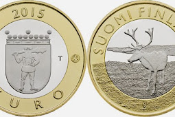 Finland 5 euros 2015 - Animals of the Provinces: Lapland