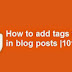 How To Add Image Tags In Blogger For Seo