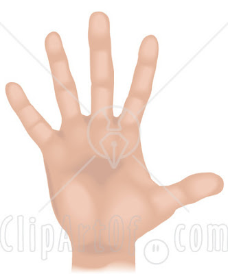 open hand clipart. are in the human hand?