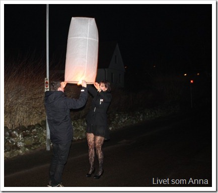 nyår lampa