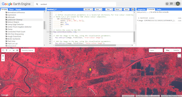 How to Open Sentinel 2 Satellite Images in Google Earth Engine