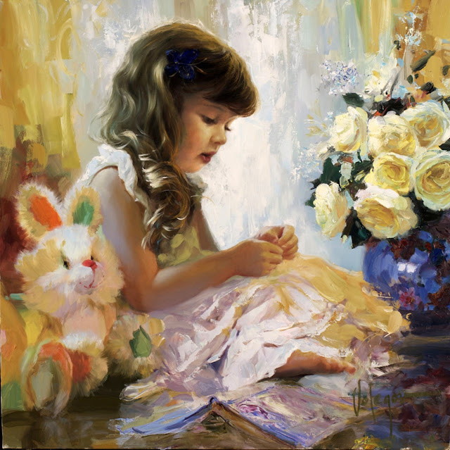 Adorable Oil paintings by Russian Artist Vladimir Volegov