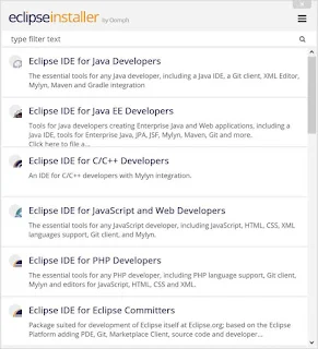 مثبت بيئات التطوير المتكاملة إكلبس Eclipse Installer