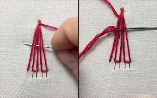 Today, I'm here to introduce a new idea that will add depth to your 3D embroidery work.  I'll be demonstrating how to create three-dimensional rosebuds using the Standalone Woven Picot and Chain Woven Picot Stitch techniques.