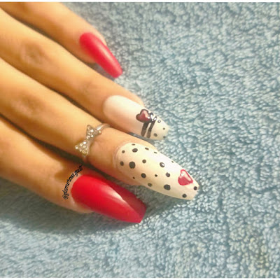 Easy Nails For Valentines Day - Nail Art