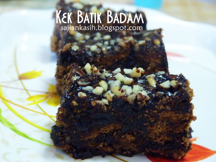 Sajian Kasih: Kek Batik Badam