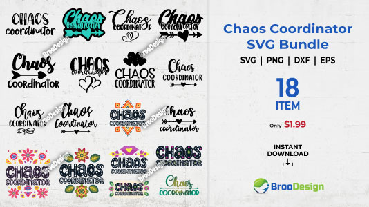 Chaos Coordinator SVG Bundle