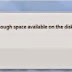 cara mengatasi partisi disk : there is not enough space avialable on the disk to complete this operation