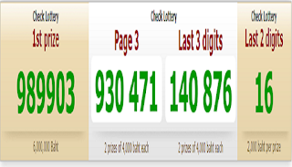 Thai Lottery Live Result For 16-11-2018