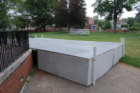 stage at the Town Common
