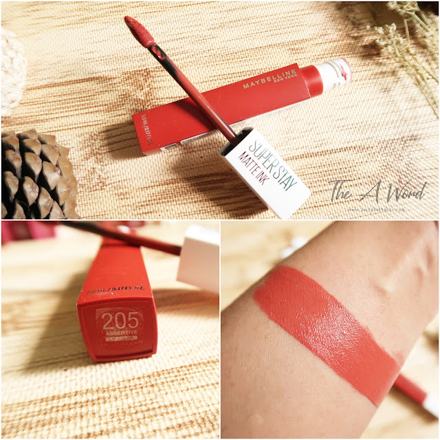 REVIEW Maybelline Super Stay Matte Ink 205 Assertive