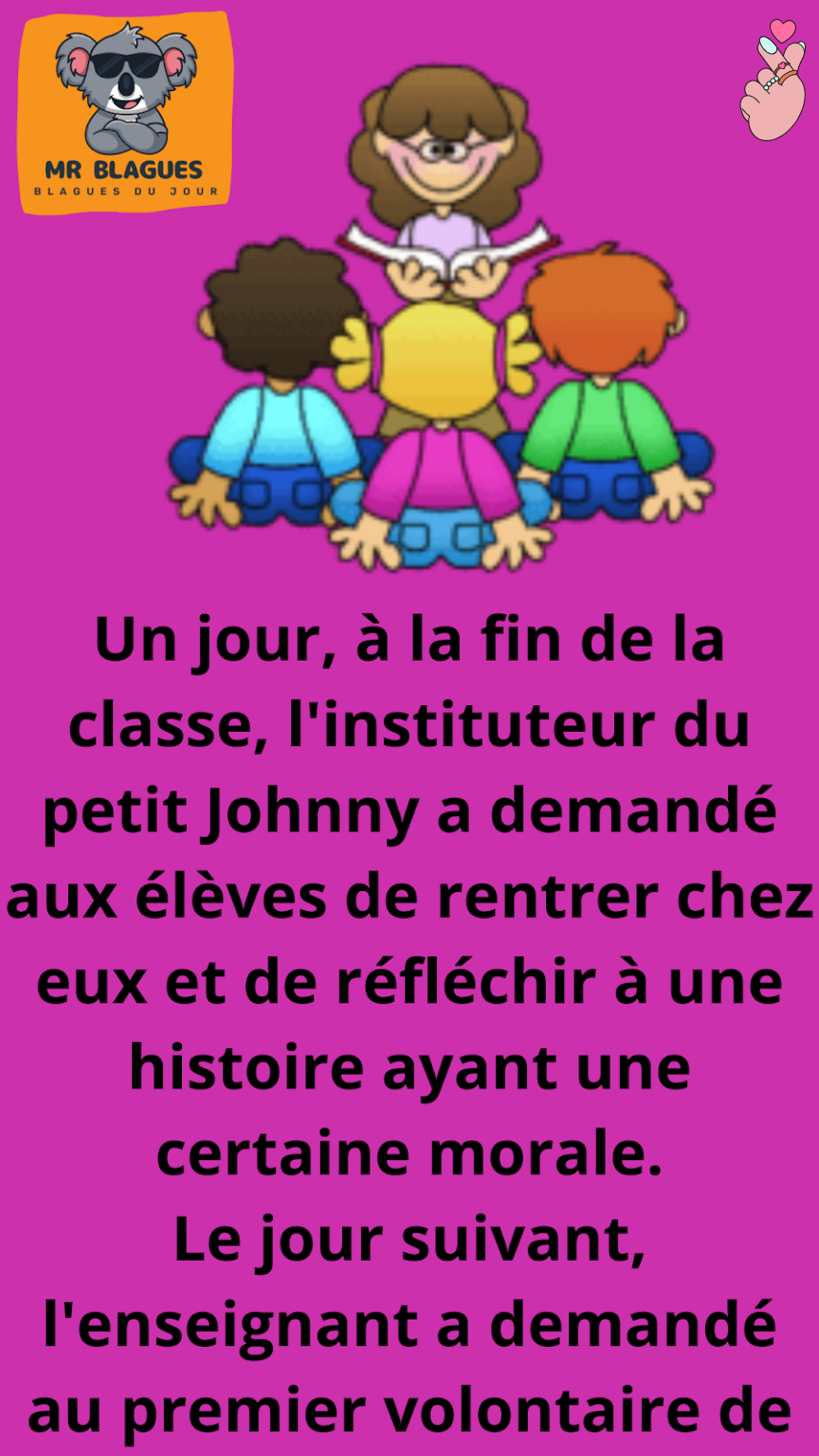 L’enseignant pose une question à la classe