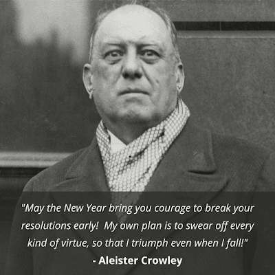 New Year Quotes by Aleister Crowley