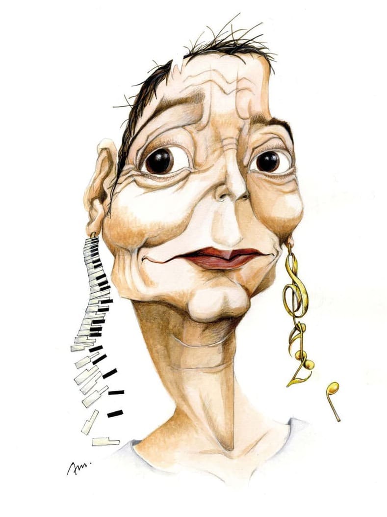 Egypt Cartoon .. MARIA JOÃO PIRES Special Caricature Award 1st Prize: Aurélio Mesquita, Portugal