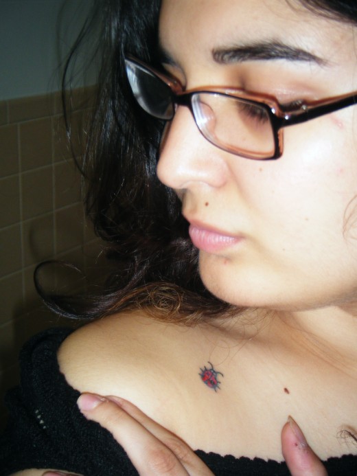 Ladybug Tattoos For Girls