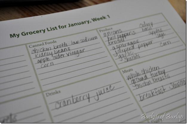 kitchen-grocery list