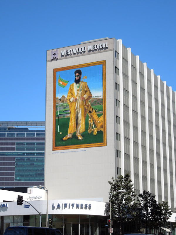 The Dictator giant movie billboard