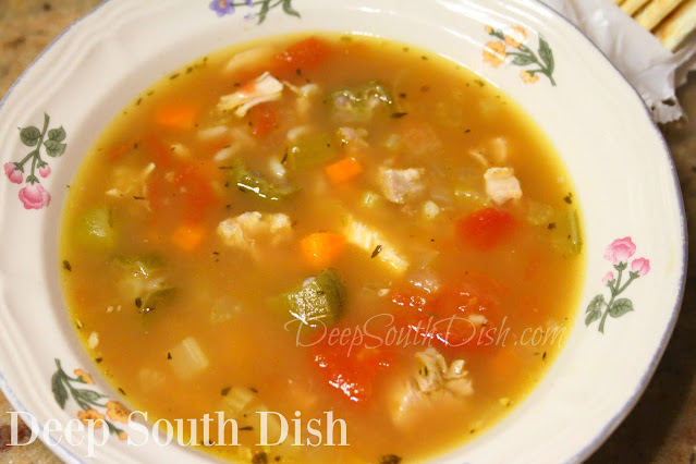 Deep South Dish Southern Style Chicken And Rice Soup