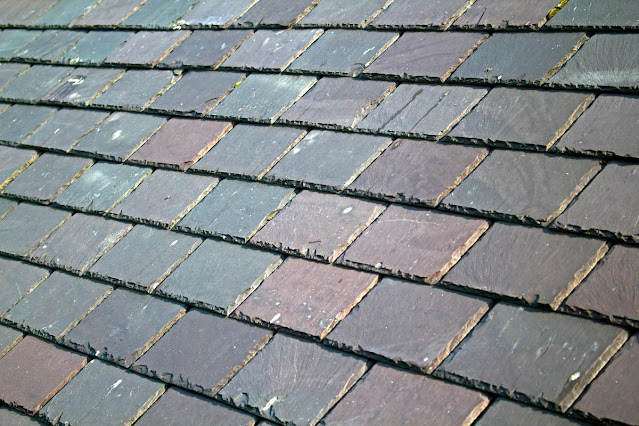 Synthetic slate roofing