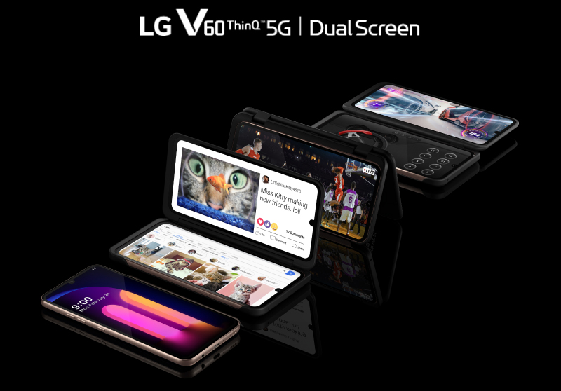 LG's new flagship smartphone, the V60 ThinQ 5G