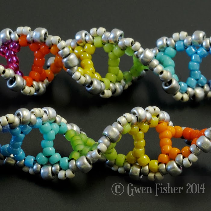 Rainbow DNA Earrings