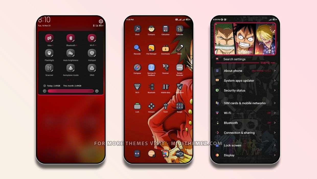 One Piece v12 MIUI Theme