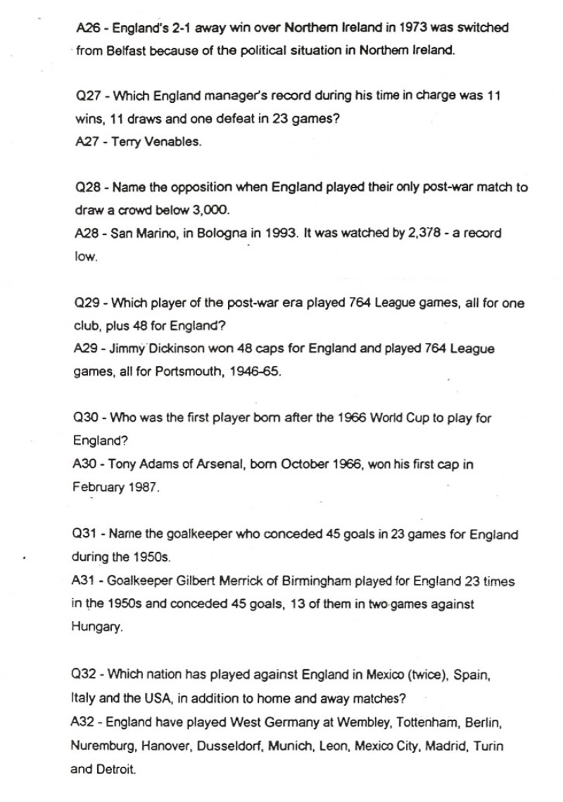 Football Cartophilic Info Exchange: England's Glory ...