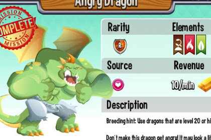 Cara Mendapatkan Angry Dragon