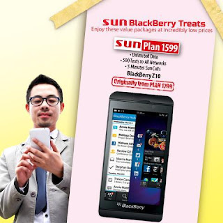 Blackberry Z10 Sun Plan