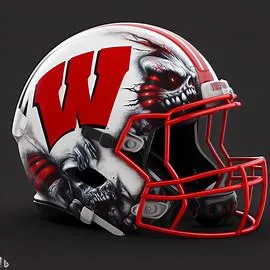 Wisconsin Badgers Halloween Concept Helmets