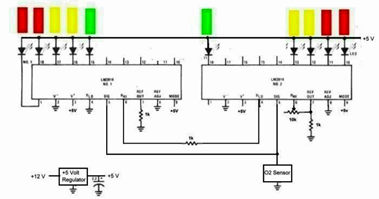 car O2 sensor circuit diagram