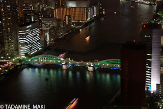 Bridge at night, Tokyo