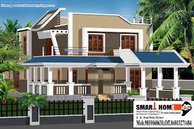 2010 Sqft Kerala Elevation