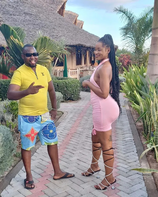 Madollar Mapesa with his Girlfriend Tasha photos