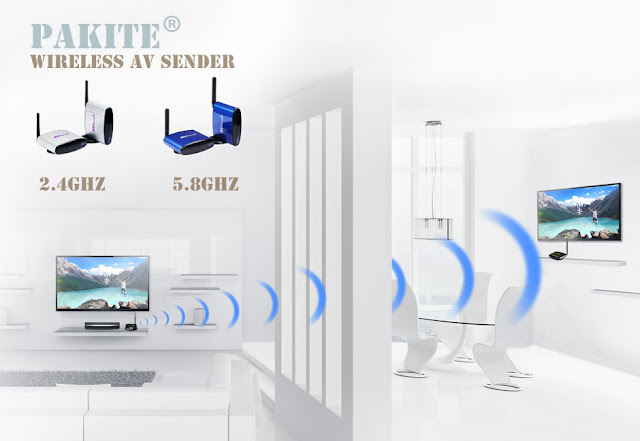 cable tv wireless av transmitter and receiver