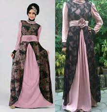 Model Baju Muslim Gamis Brokat Untuk Pesta Elegan √47+ Model Baju Muslim Gamis Brokat Untuk Pesta Elegan 2022
