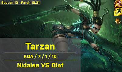 Tarzan Nidalee JG vs SB OnFleek Olaf - KR 10.21