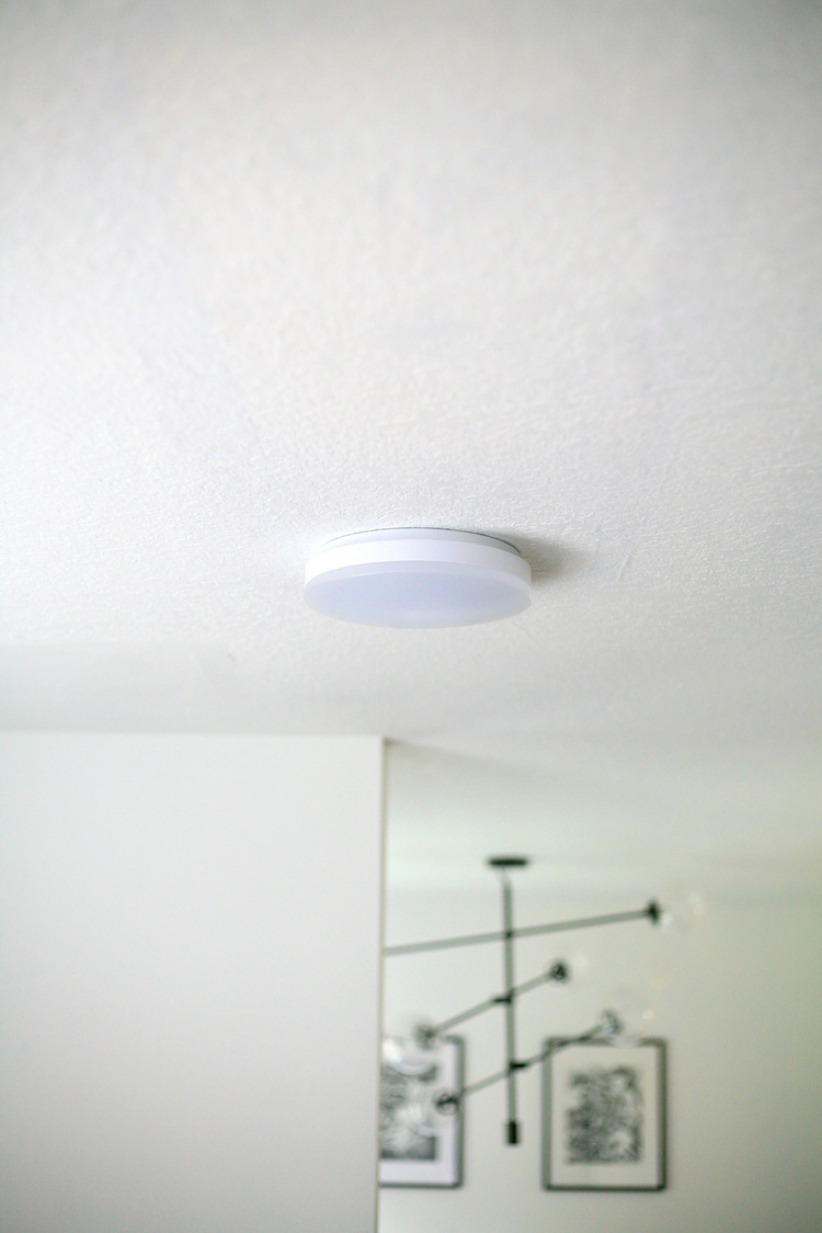 How To Replace A Fluorescent Light With An Led Flush Mount Kitchen Update Tutorial Create Enjoy