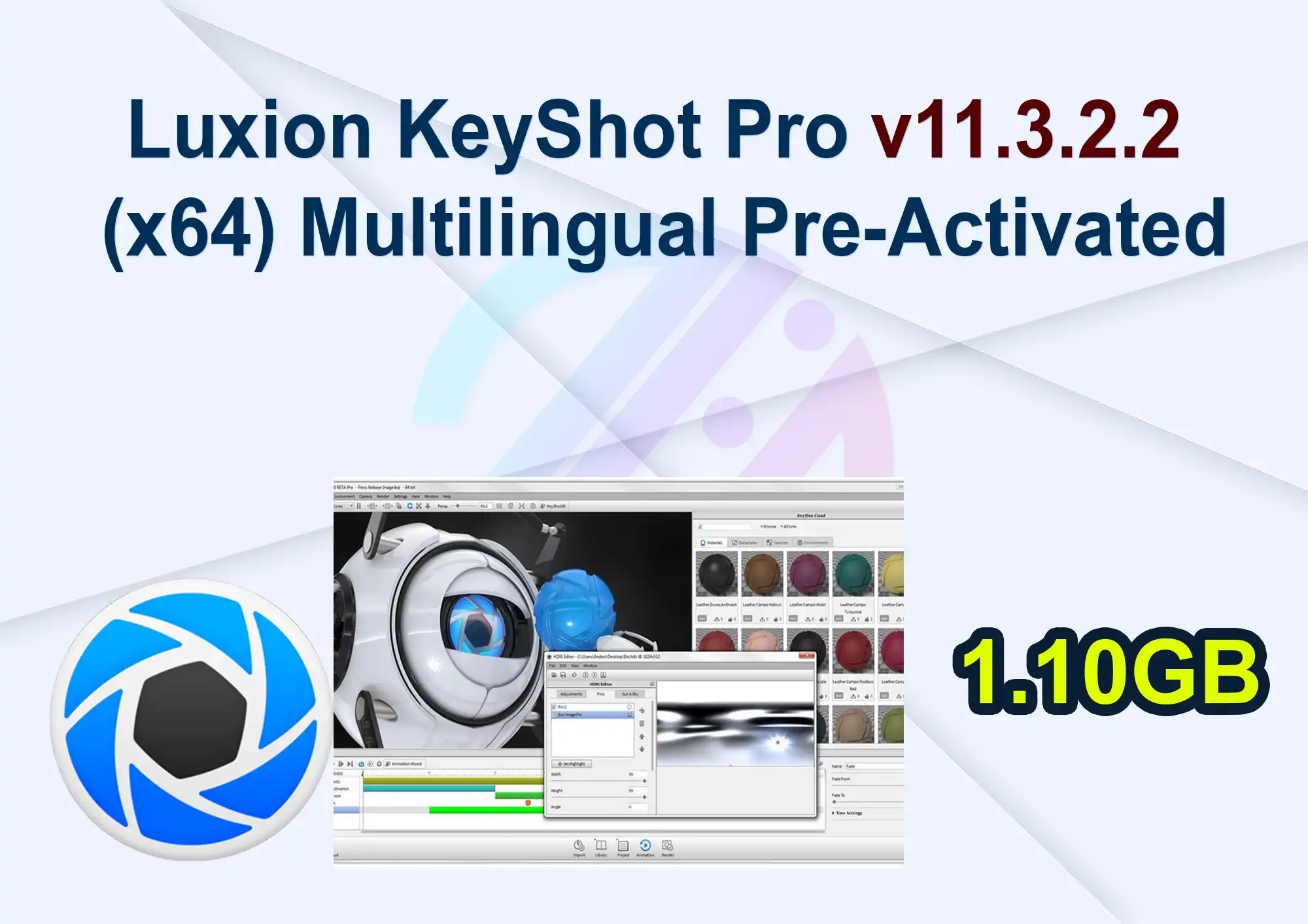 Luxion KeyShot Pro v11.3.2.2 (x64) Multilingual Pre-Activated