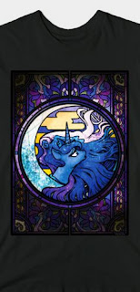 Stained Glass Pony Shirt Luna