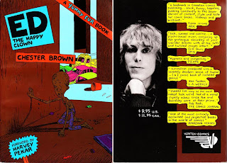 Ed The Happy Clown by Chester Brown - front & back covers