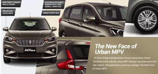  Spesifikasi All New Suzuki Ertiga 2018