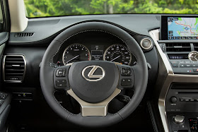 Interior view of 2017 Lexus NX 200t F SPORT